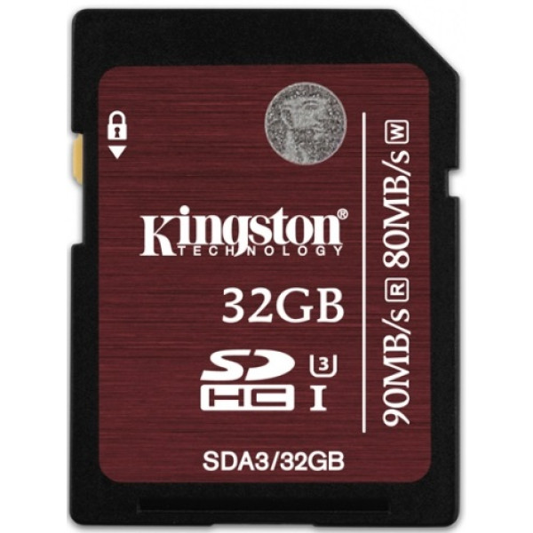 Карта пам'яті Kingston 4K SDHC 32GB Class10 UHS-I U3 R90/W80MB/s